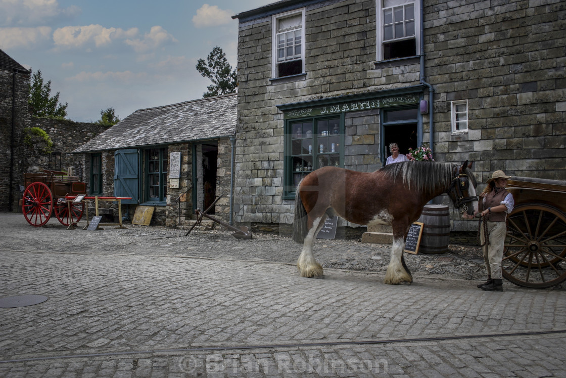 "Morwelham Quay" stock image