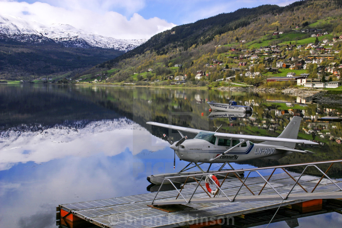 "Seaplane" stock image