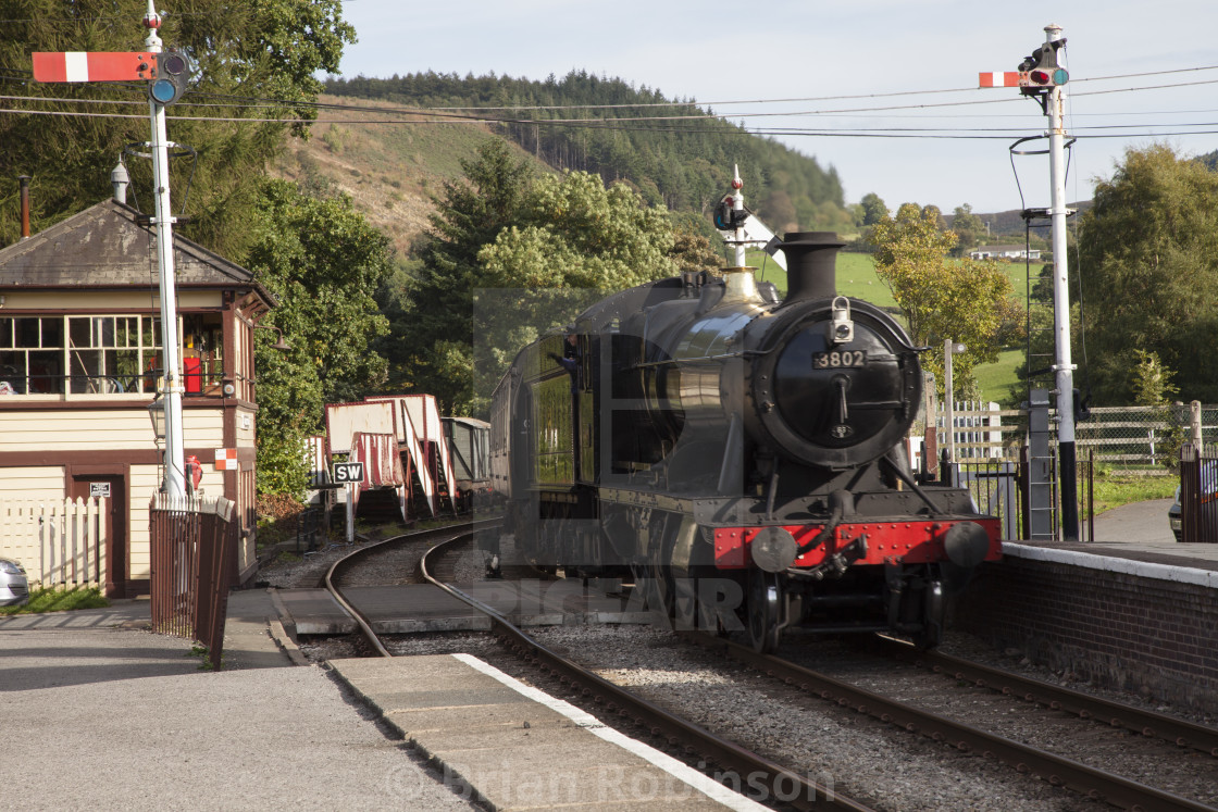 "Glyngfrdwy Crossing" stock image