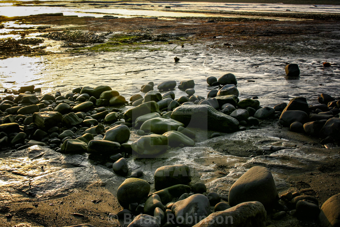 "Kimmeridge Beach" stock image