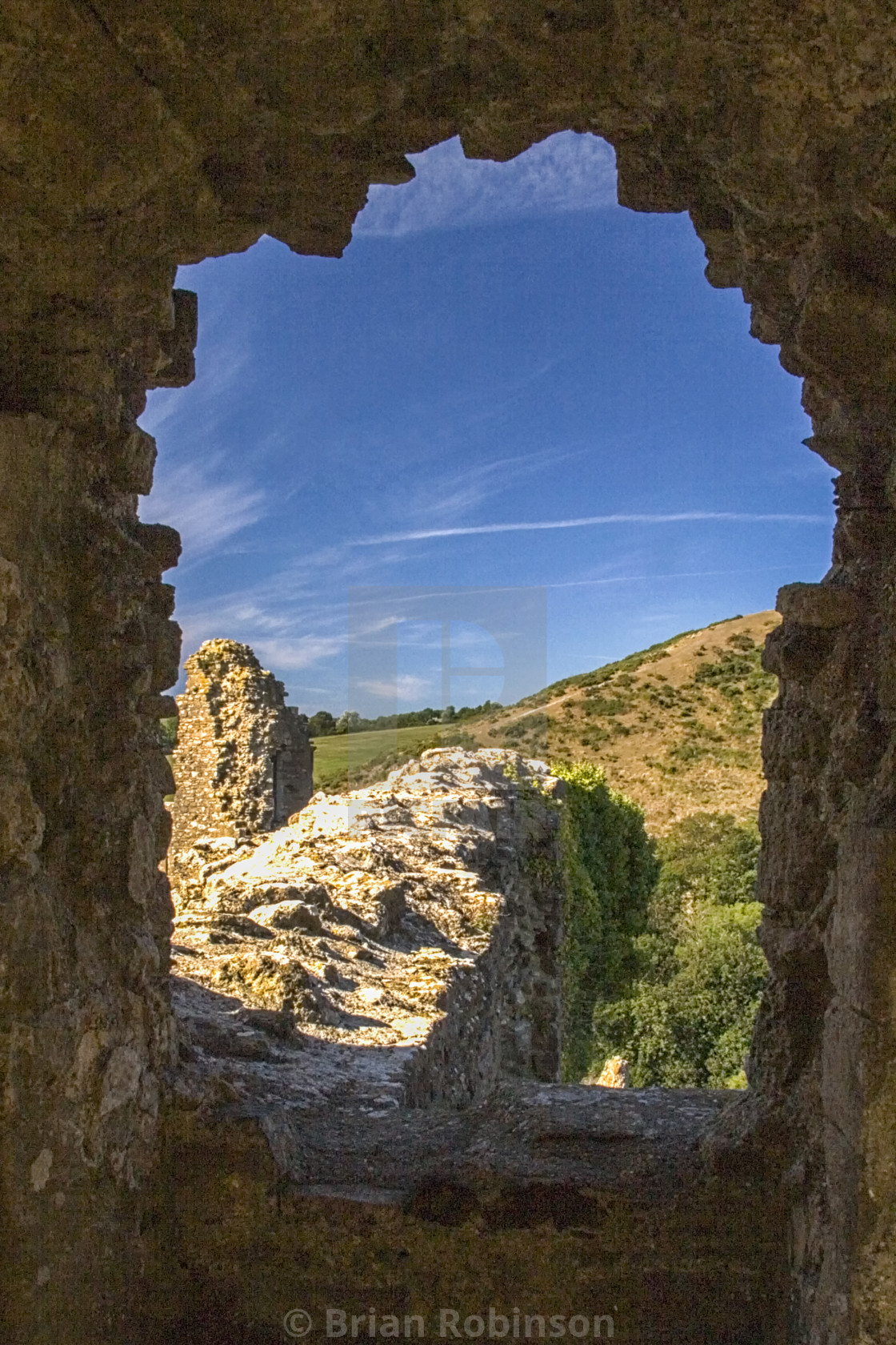 "Corfe Castle" stock image