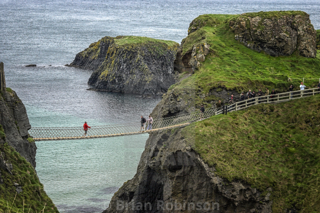 "Carrick-a-Rede" stock image