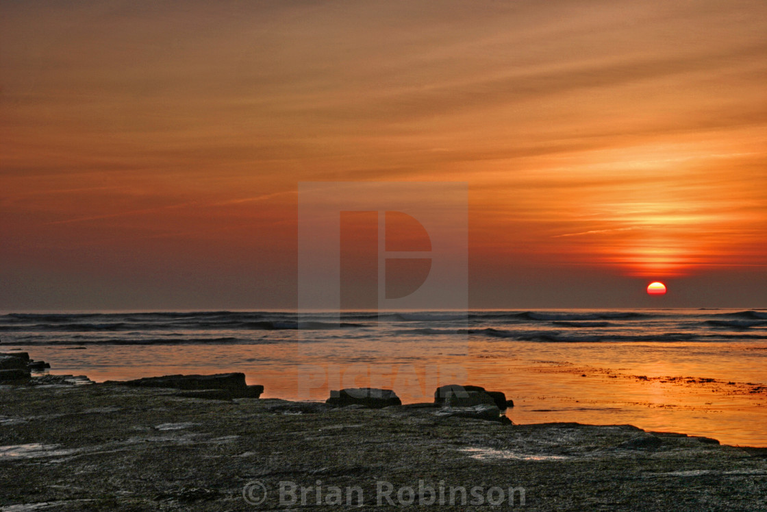 "Kimmeridge Bay" stock image