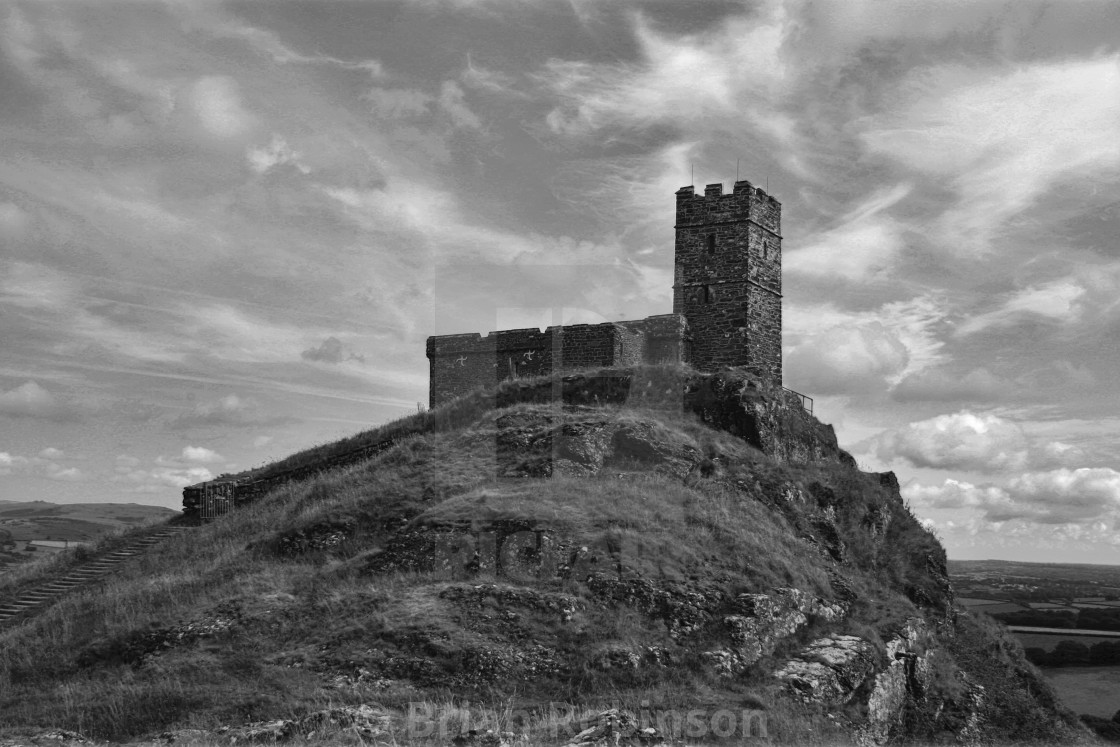 "Brentor Church" stock image