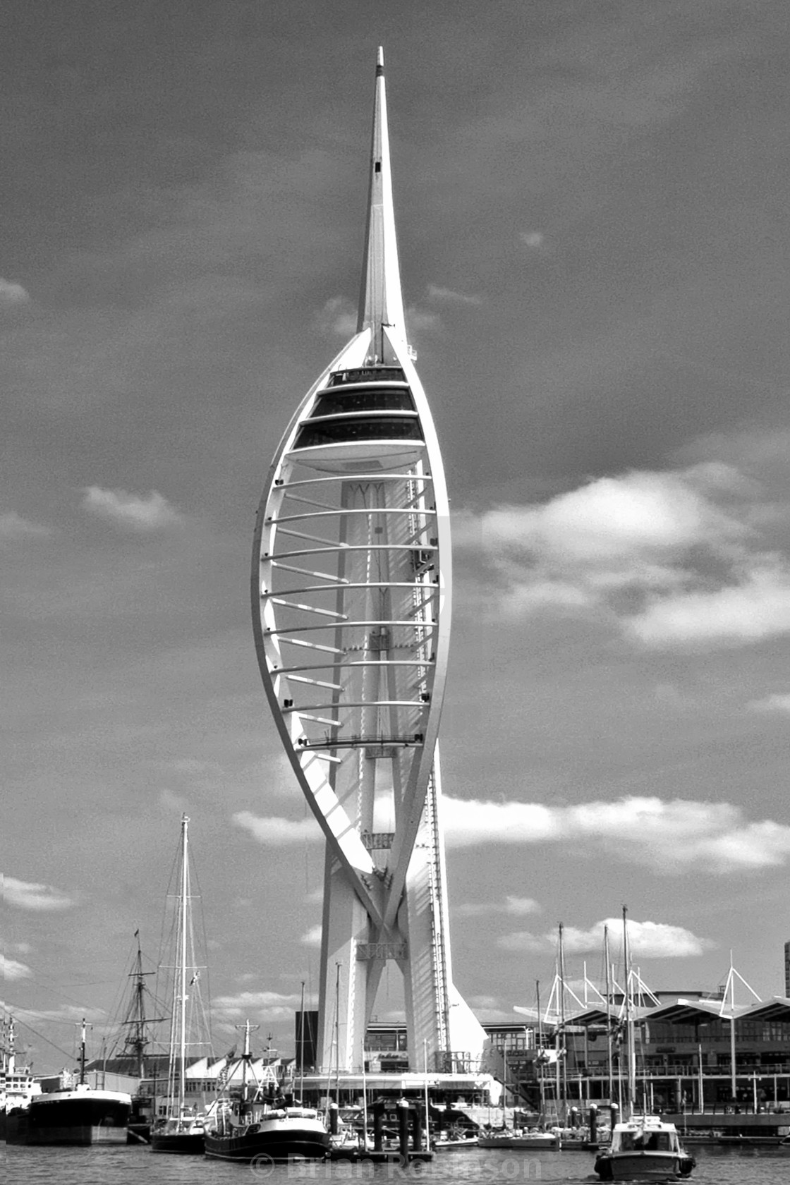 "Spinnaker Tower" stock image