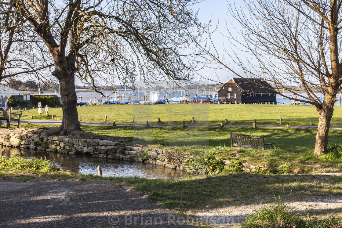 "Bosham Harbour" stock image