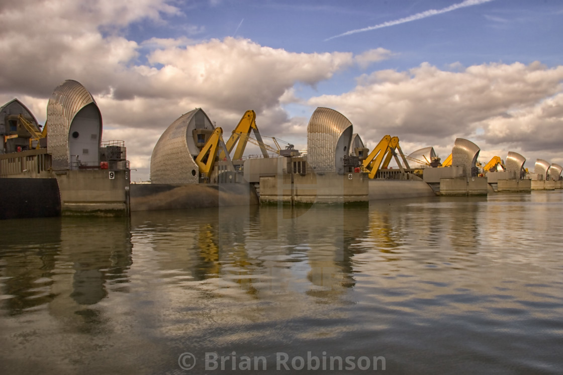 "Thames Barrier" stock image