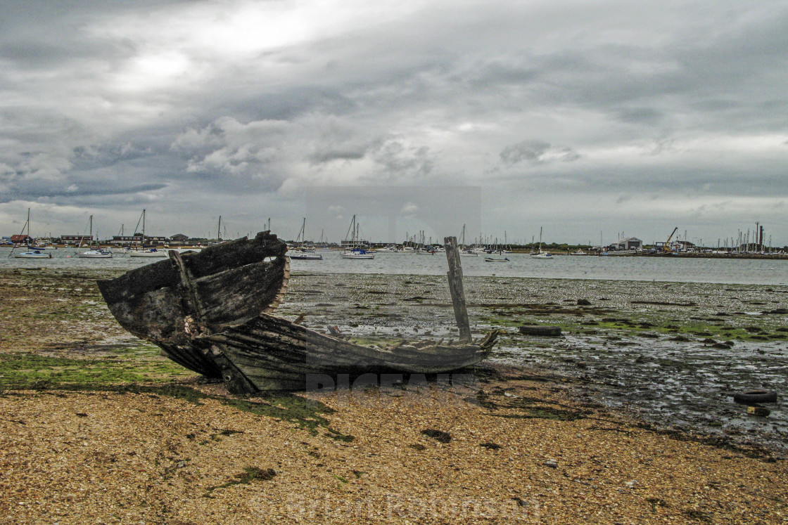 "Eastney Beach" stock image