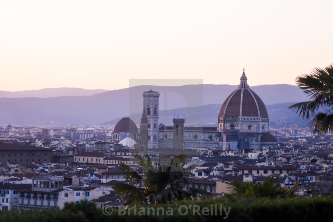 "Dusk at the Duomo" stock image