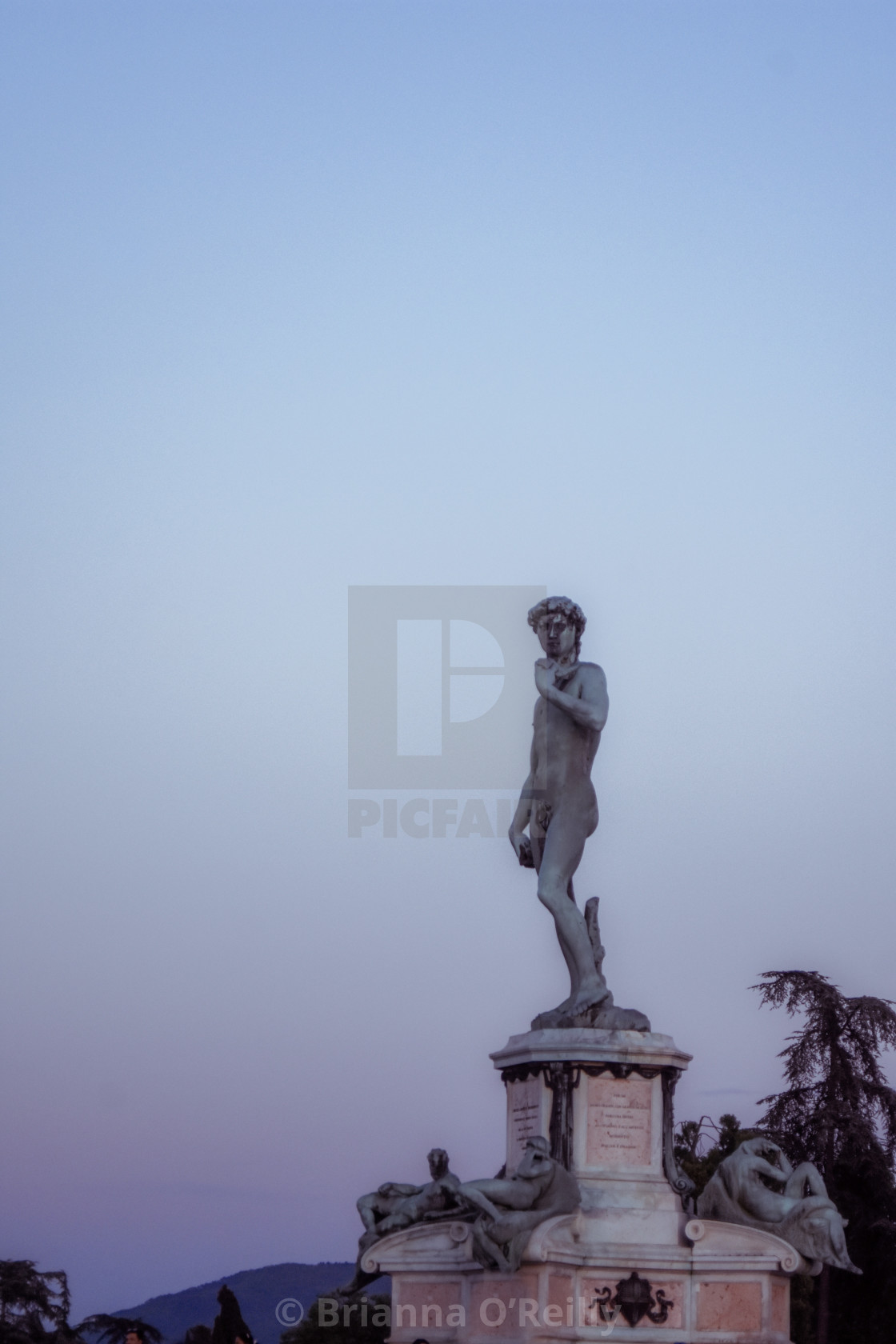 "Michelangelo's David" stock image