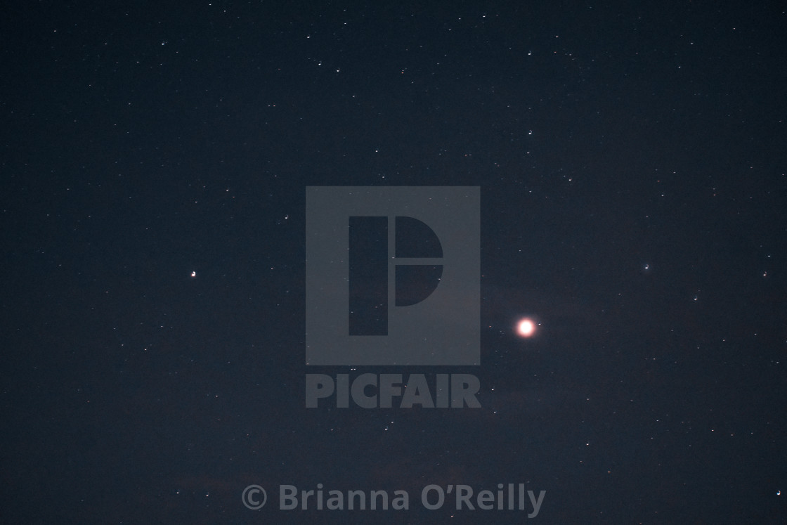 "Saturn and Jupiter" stock image