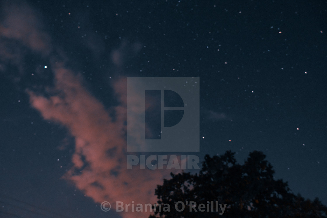 "Stars and Clouds" stock image