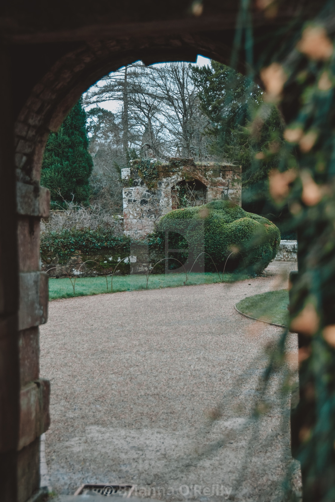 "Through the Arch" stock image