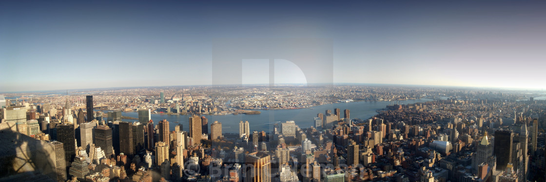 "New York from the Empire State Building" stock image