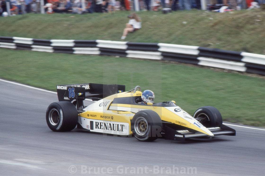 Patrick Tambay S F1 Renault Re50 In The 1984 British Grand Prix At Brands Hatch License Download Or Print For 15 00 Photos Picfair