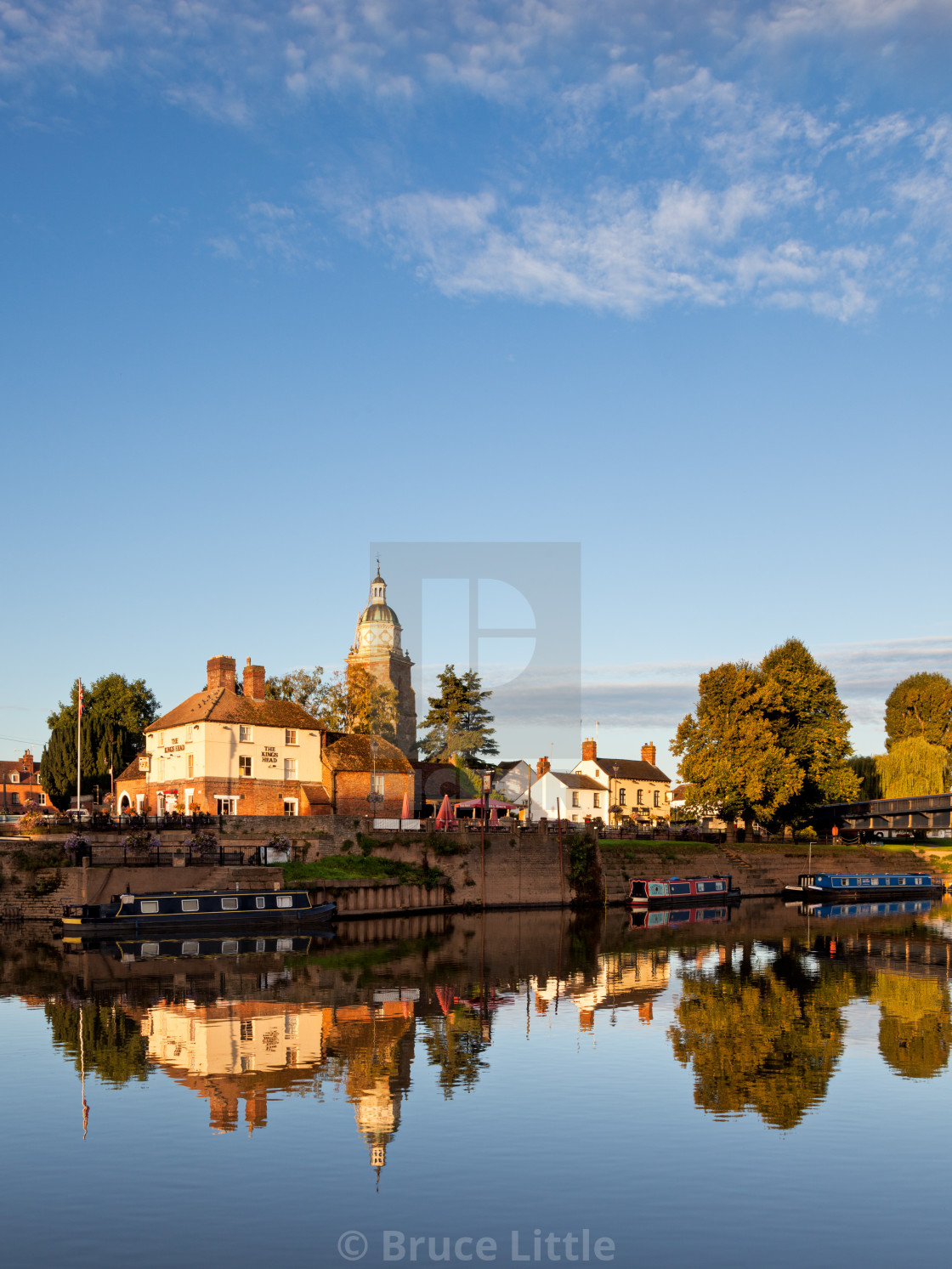 "Upton Riverside" by Bruce Little - $30.86 "Upton Riverside" stock image
