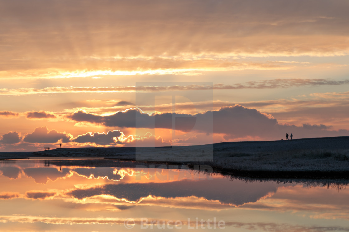 "Spectacular Sunrise at Budleigh Salterton" by Bruce Little - $30.86 "Spectacular Sunrise at Budleigh Salterton" stock image