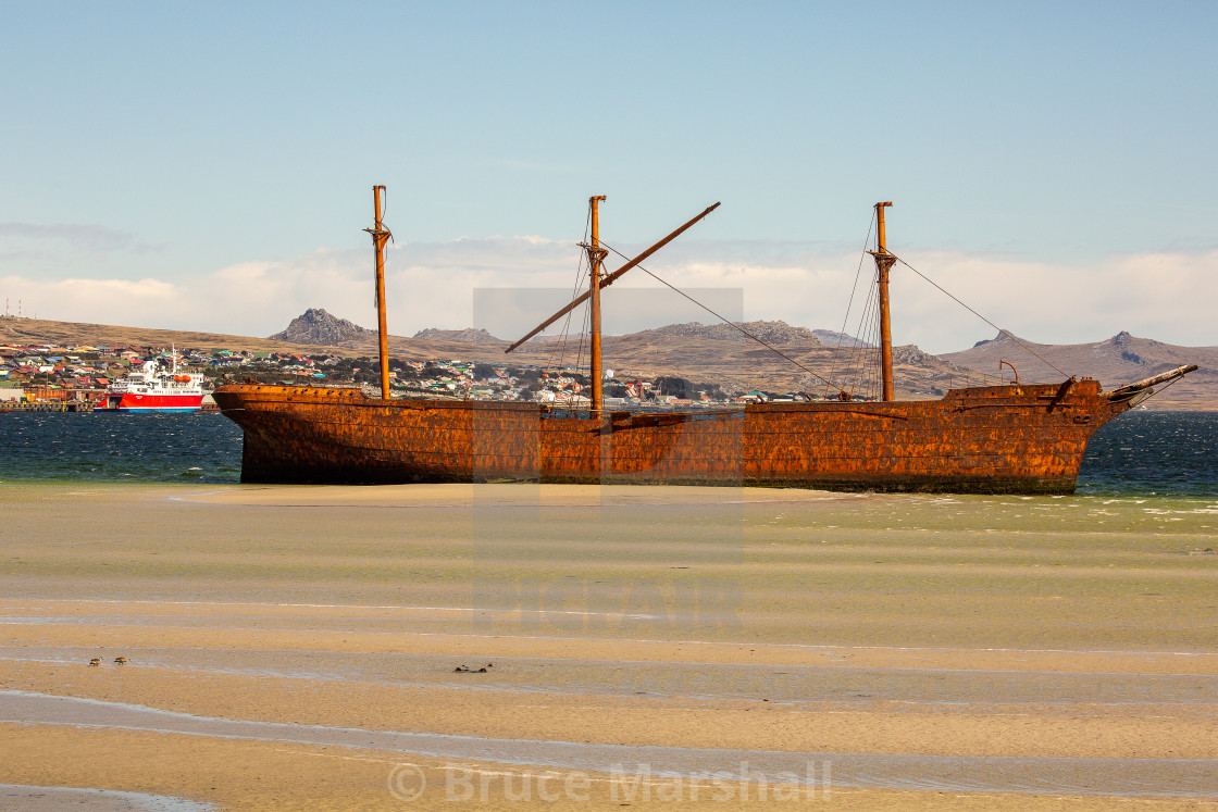 "Lady Elizabeth shipwreck" stock image