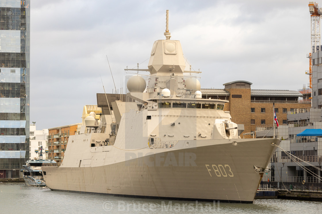 "HNLMS Tromp - Dutch Navy warship" stock image