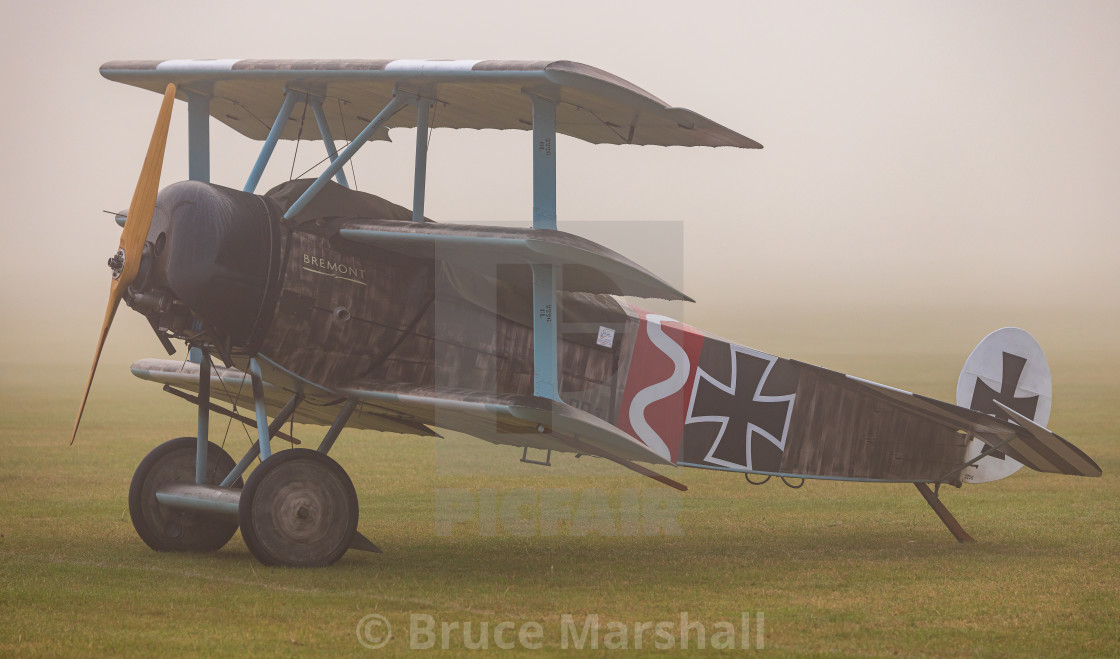 "Fokker DR1 Triplane replica" stock image