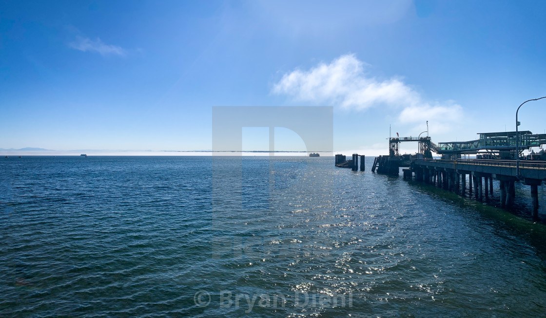 "ferry Boats in the Fog" stock image