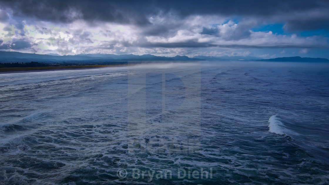 "The Calm Between the Downpours" stock image