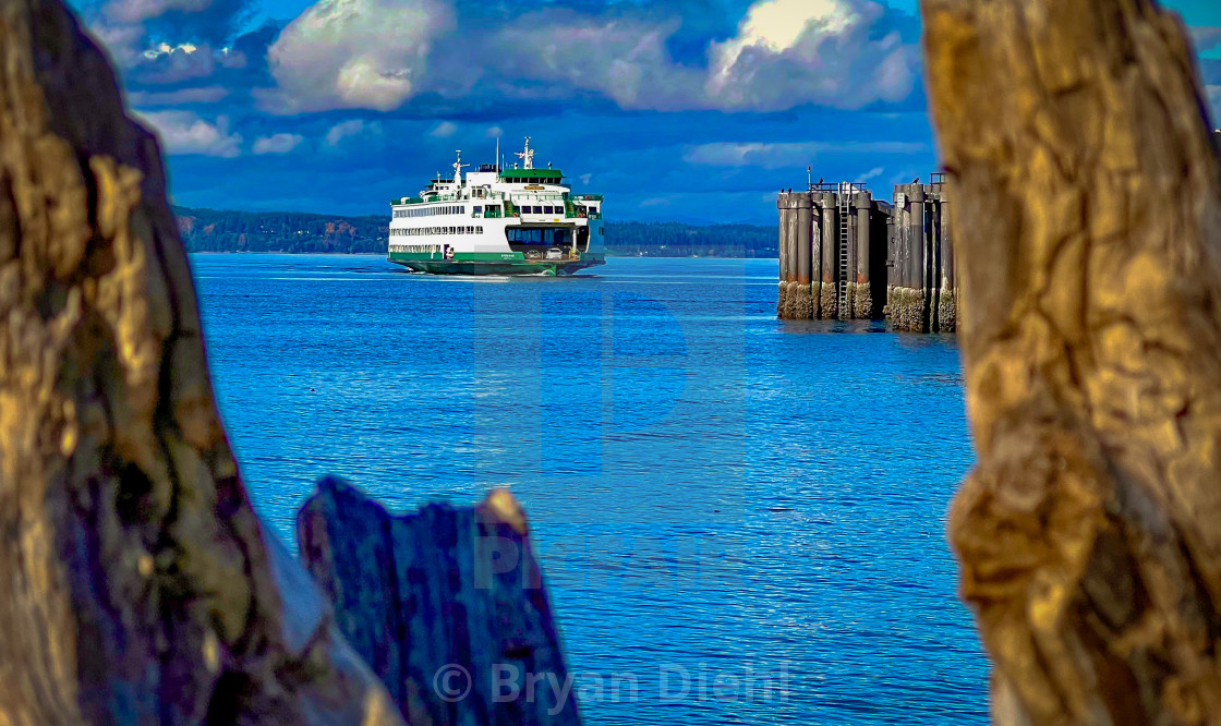 "Washington State Ferry" stock image