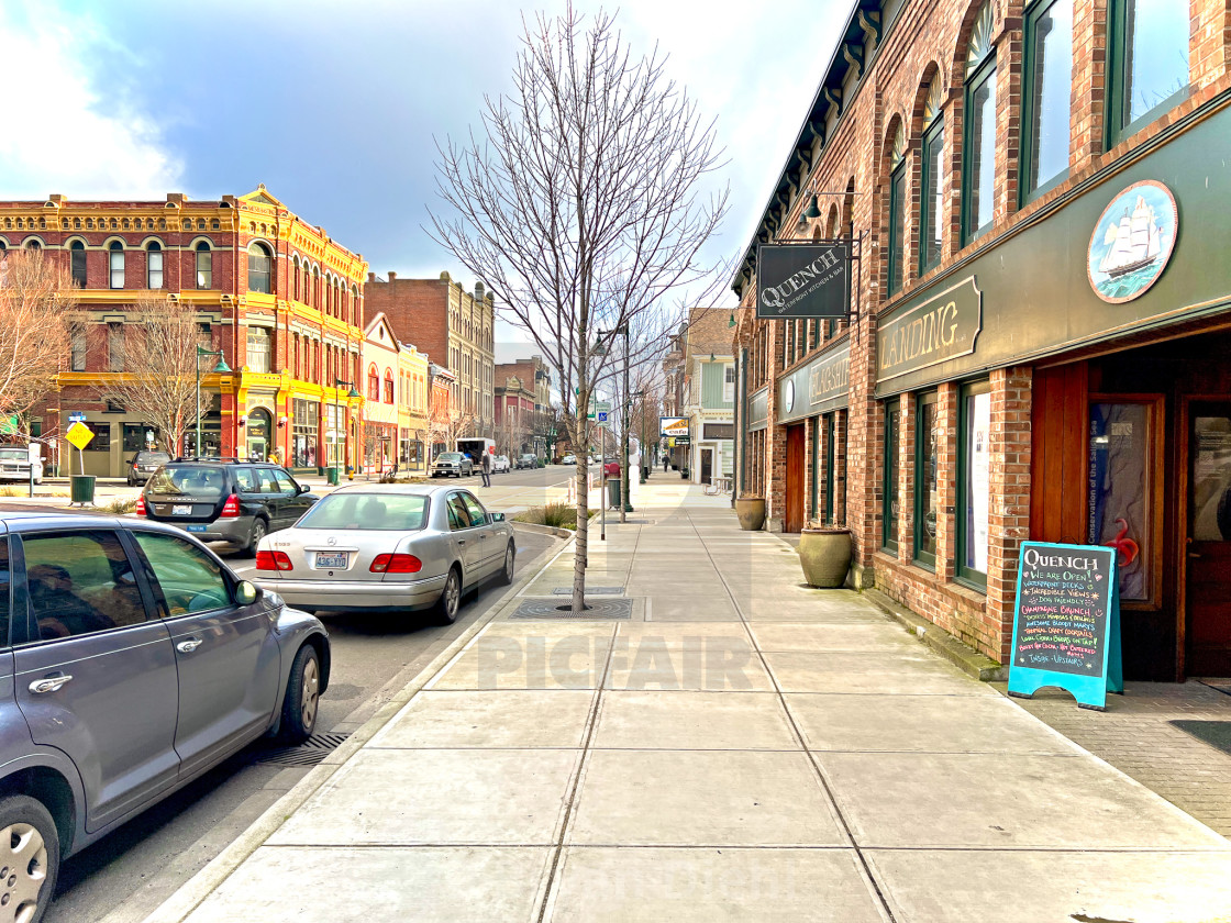 "Water Street" stock image