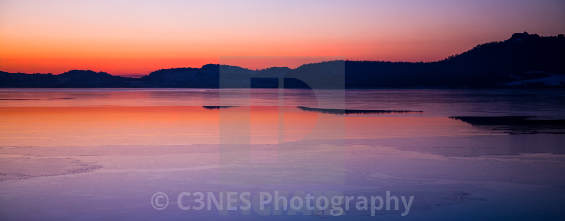 "Winter twilight" by C3NES Photography - $15.60 "Winter twilight" stock image