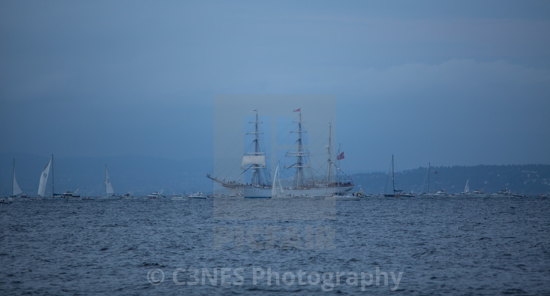 "Statsraad Lehmkuhl" stock image