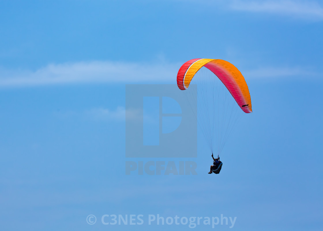"Paraglider" stock image