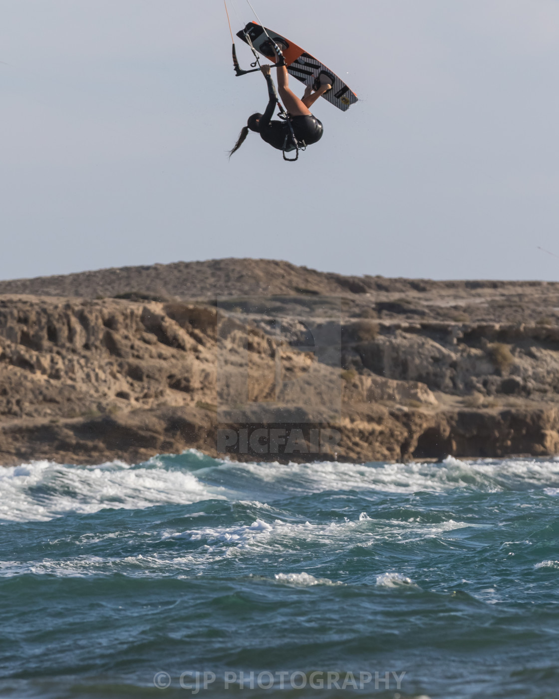 "Kitesurfing" stock image