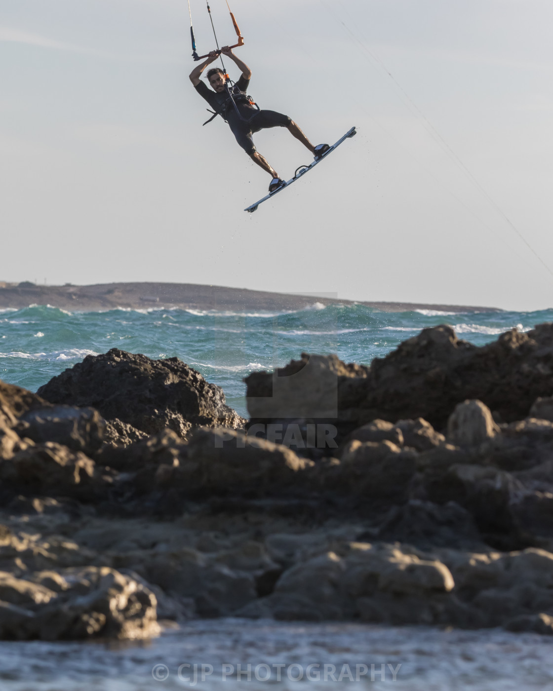 "Kitesurfing" stock image