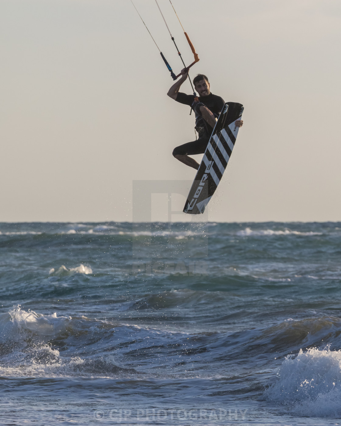 "Kitesurfing" stock image