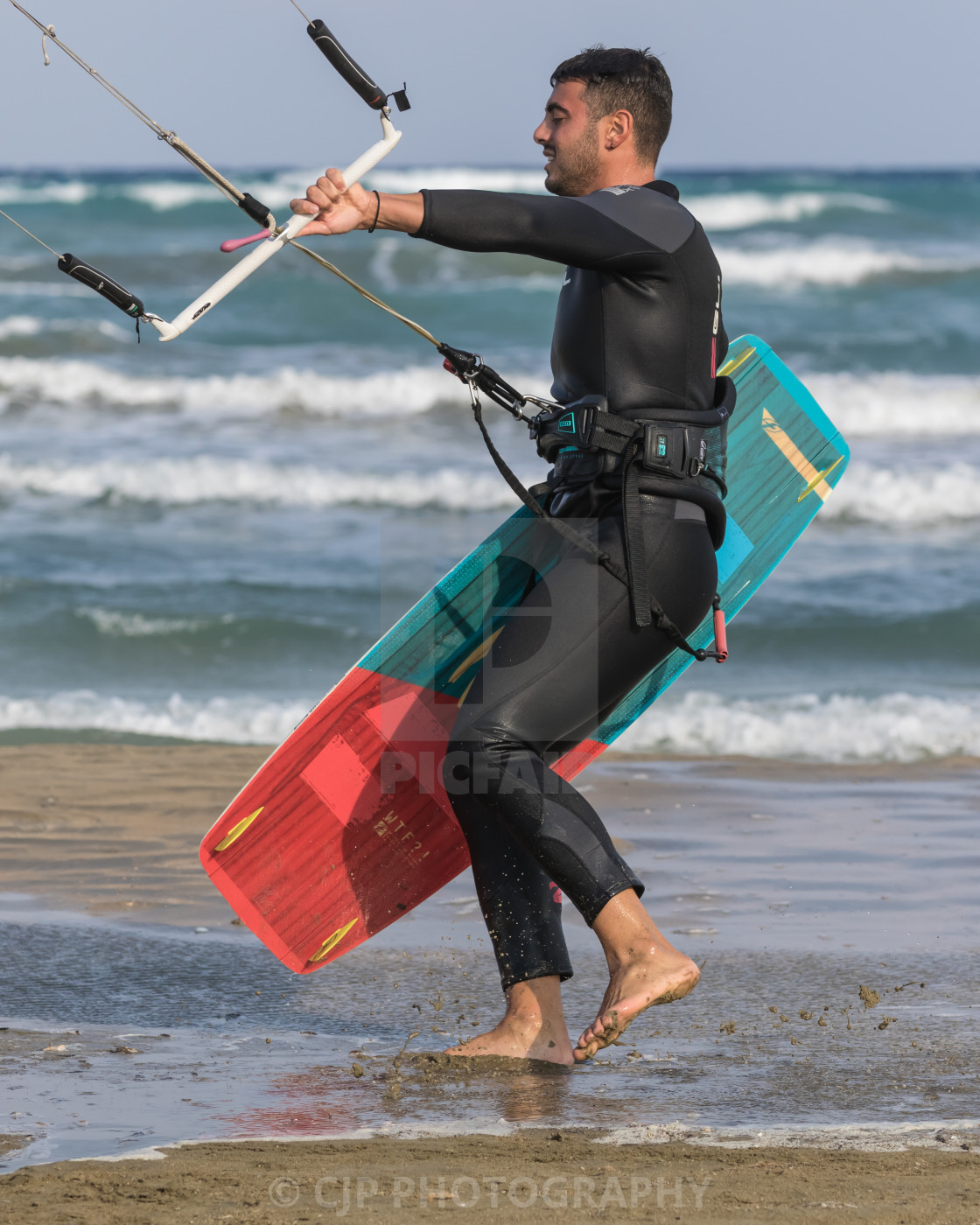 "Kitesurfing" stock image