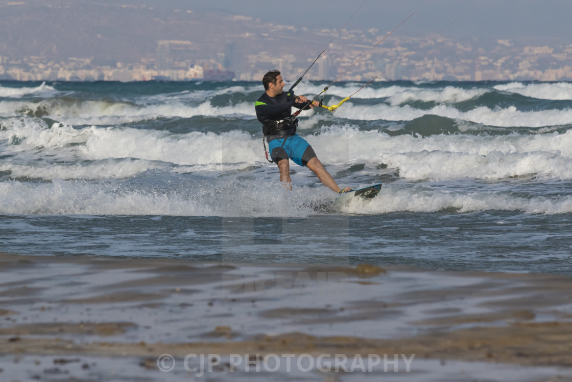 "Kitesurfing" stock image