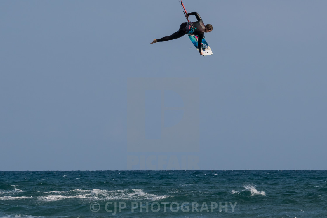 "Kitesurfing" stock image