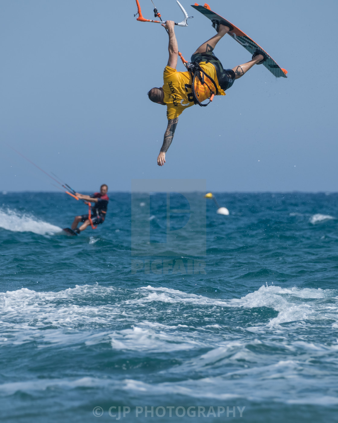 "Kitesurfing" stock image