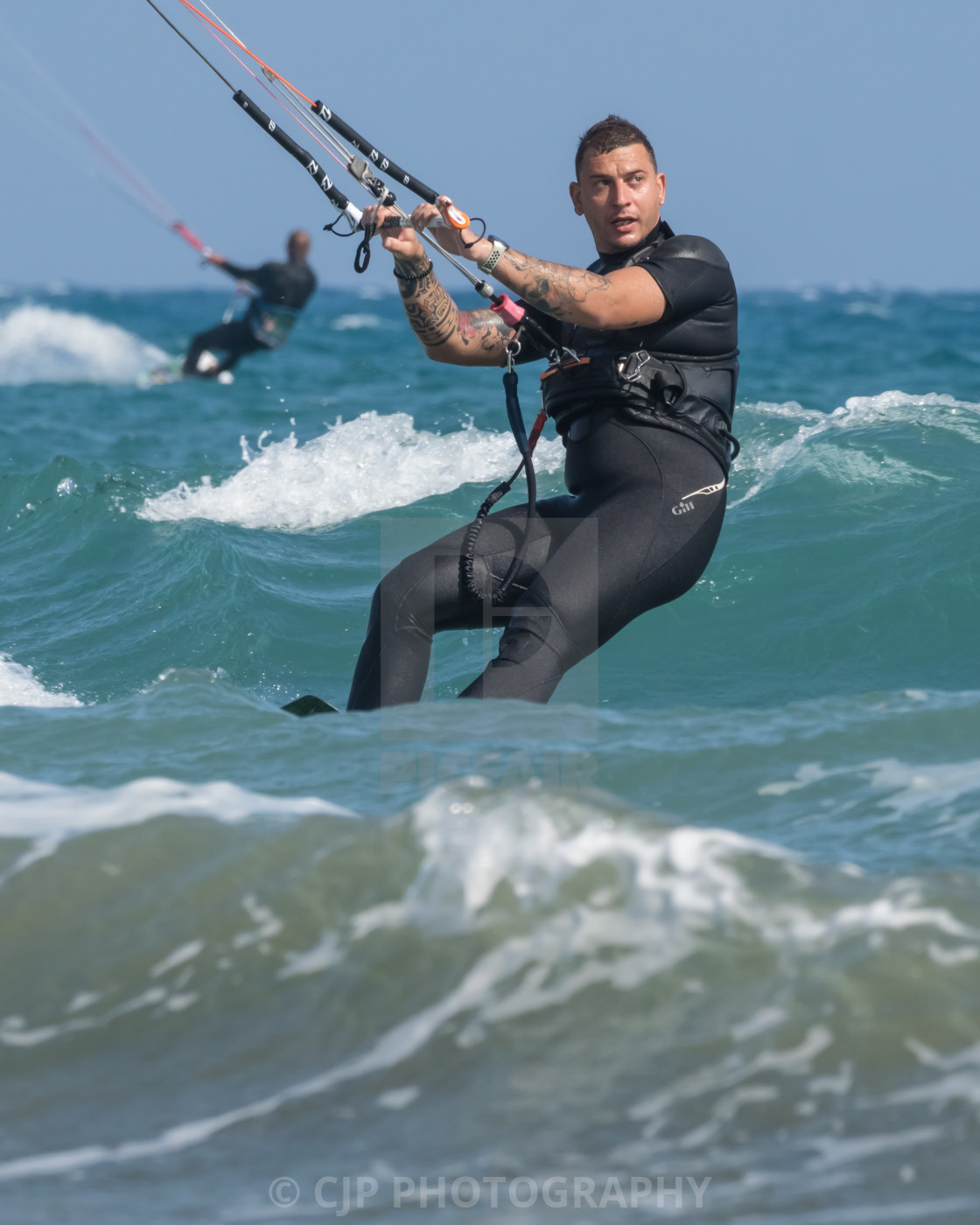 "Kitesurfing" stock image