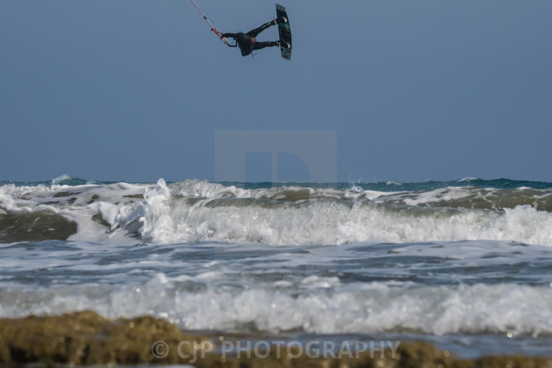 "Kitesurfing" stock image