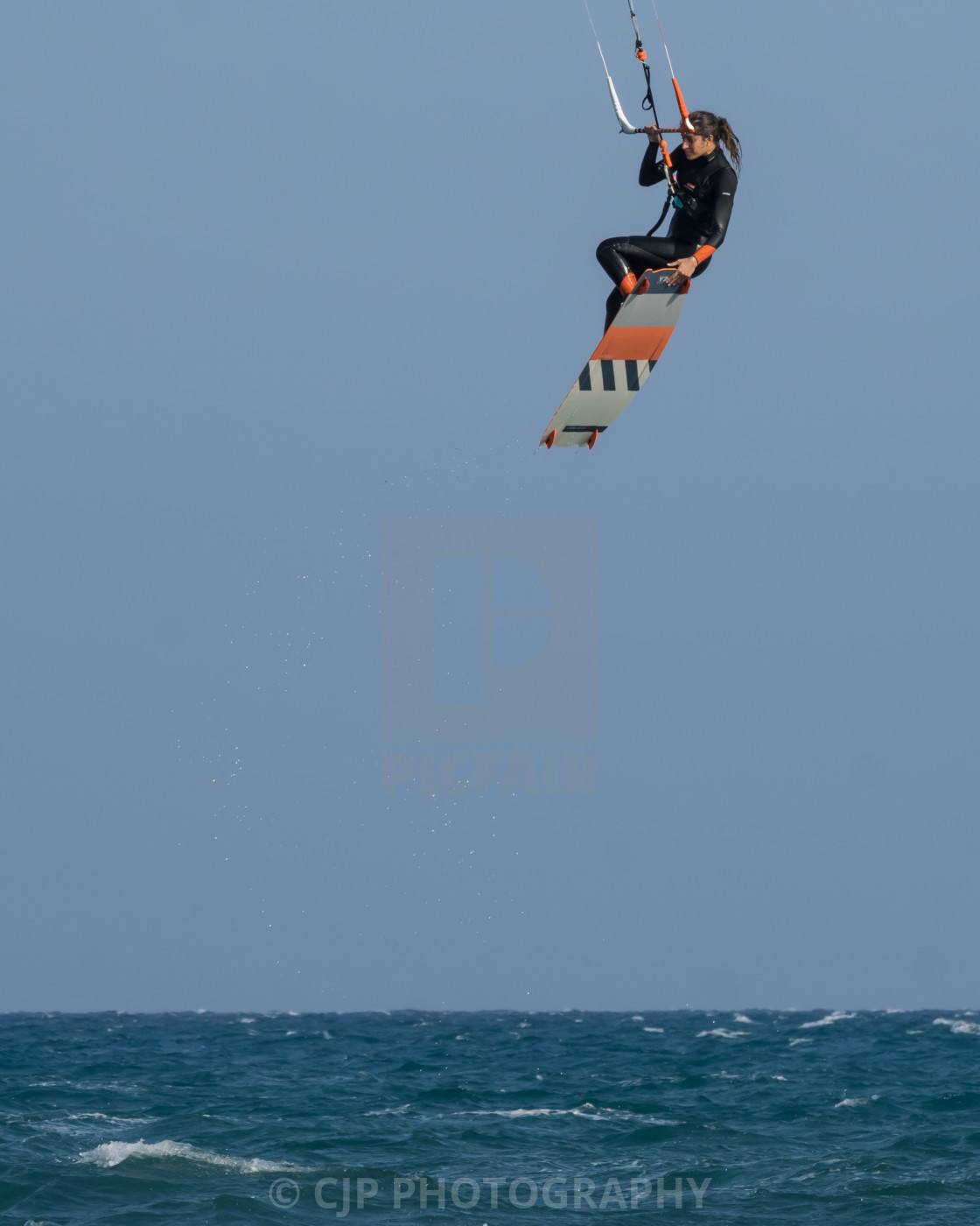 "Kitesurfing" stock image