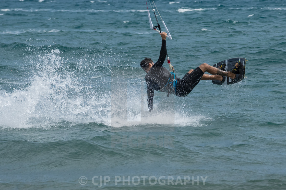 "Kitesurfing" stock image