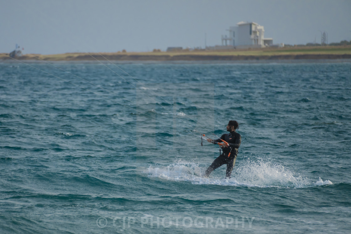 "Kitesurfing" stock image