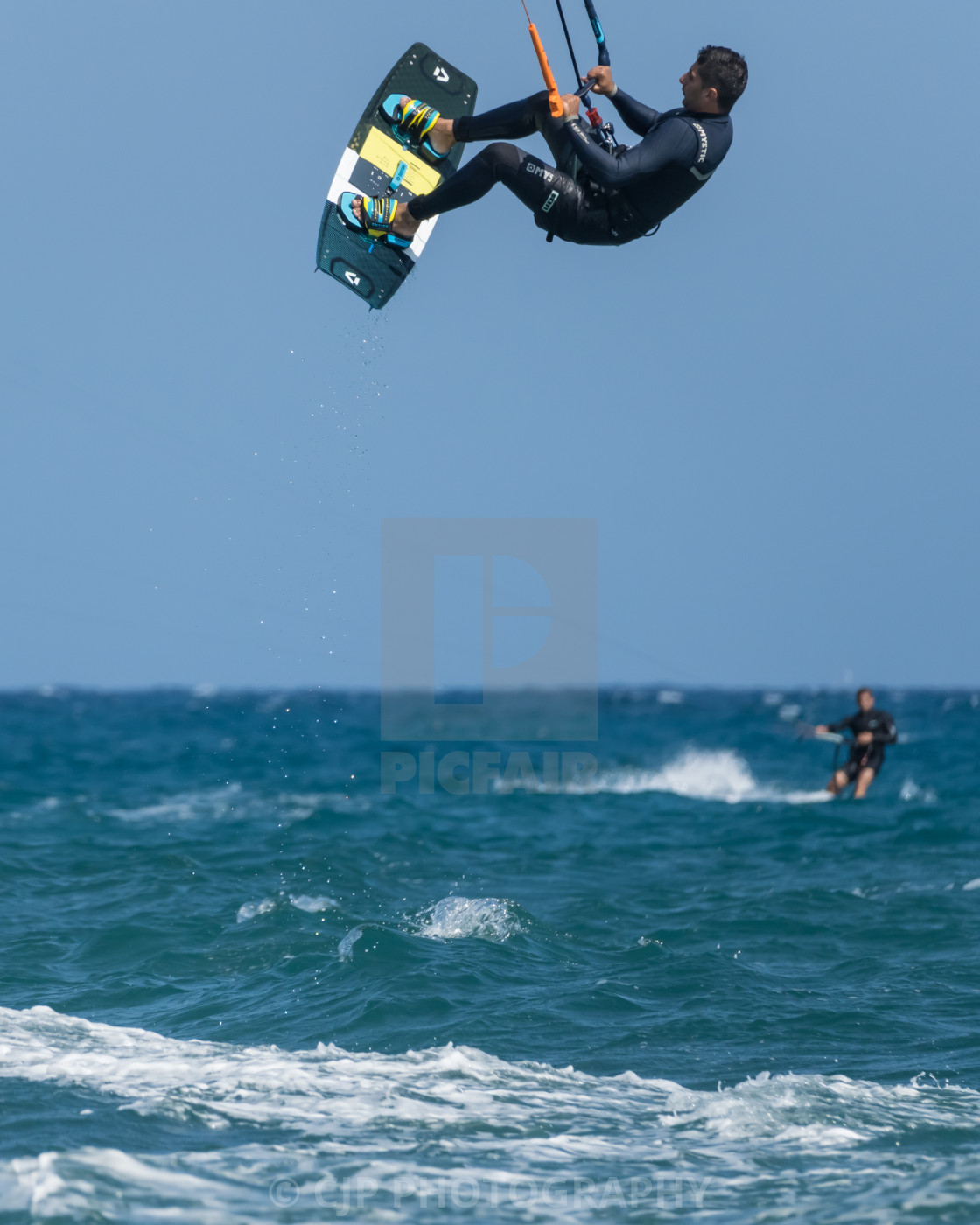 "Kitesurfing" stock image