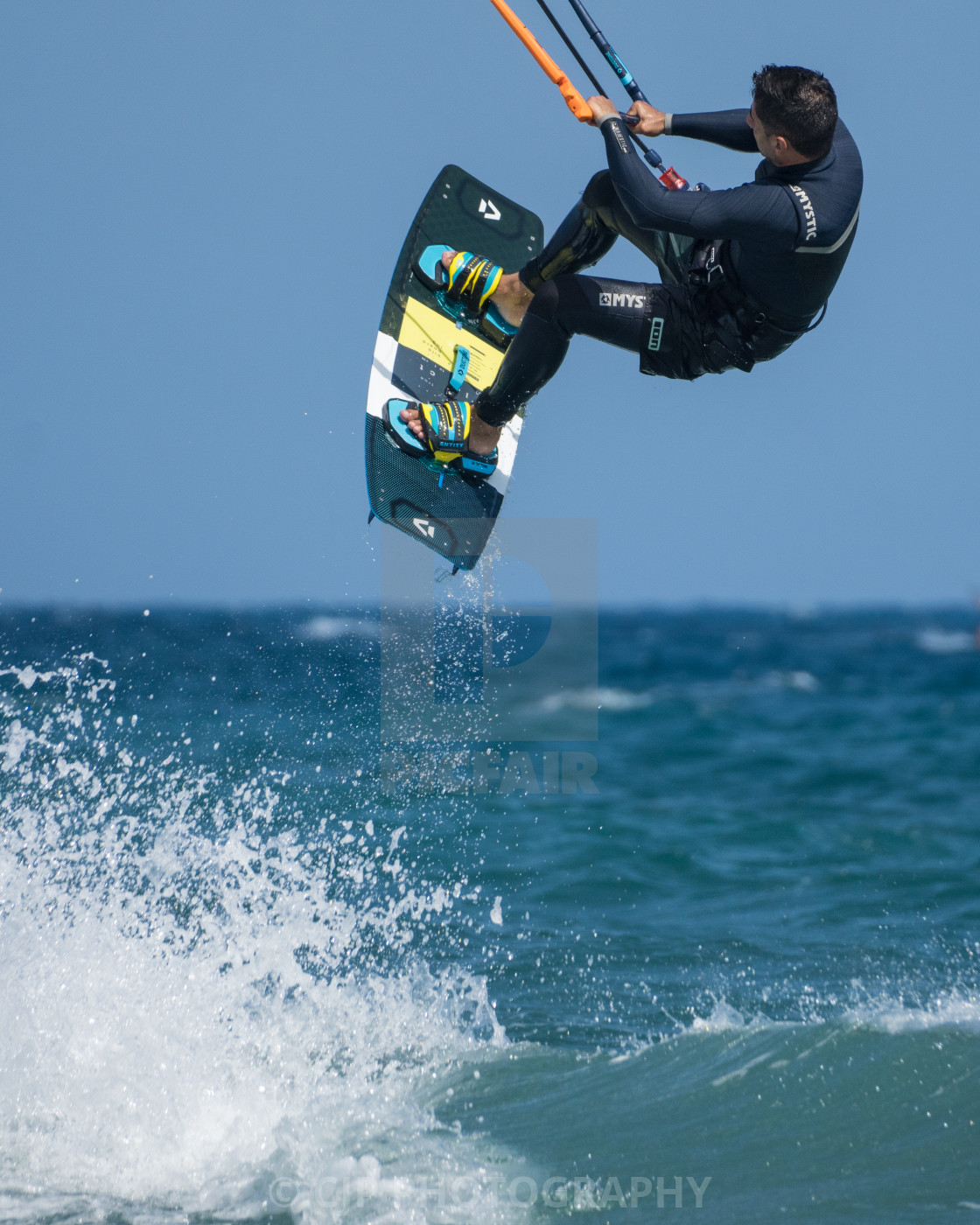 "Kitesurfing" stock image