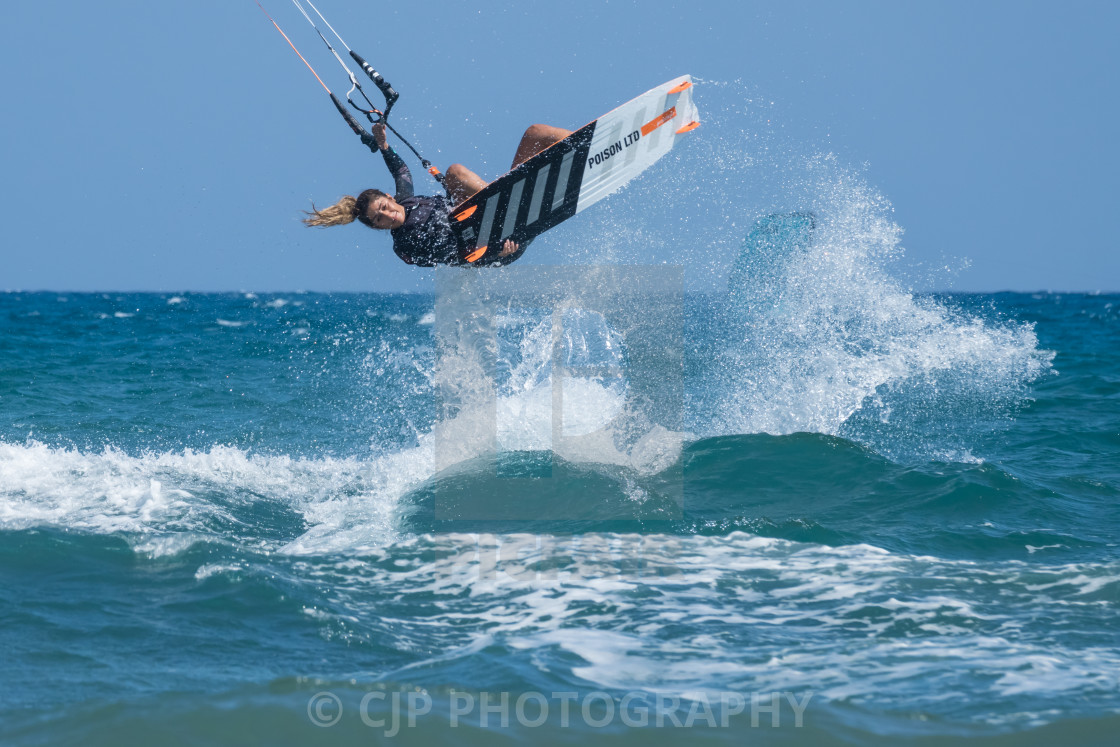 "Kitesurfing" stock image