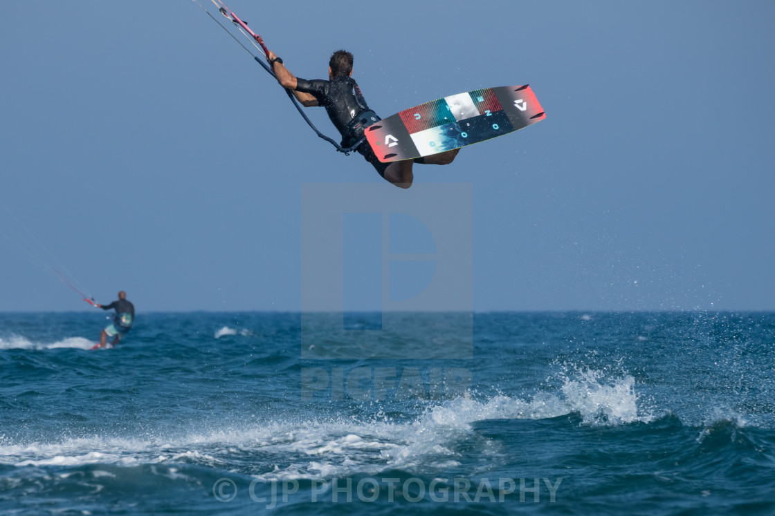 "Kitesurfing" stock image