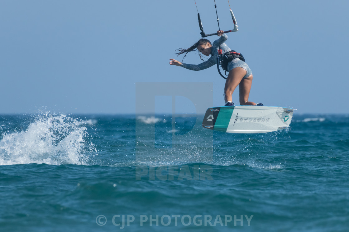 "Kitesurfing" stock image