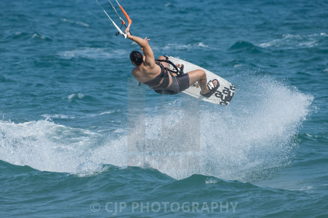 "Kitesurfing" stock image