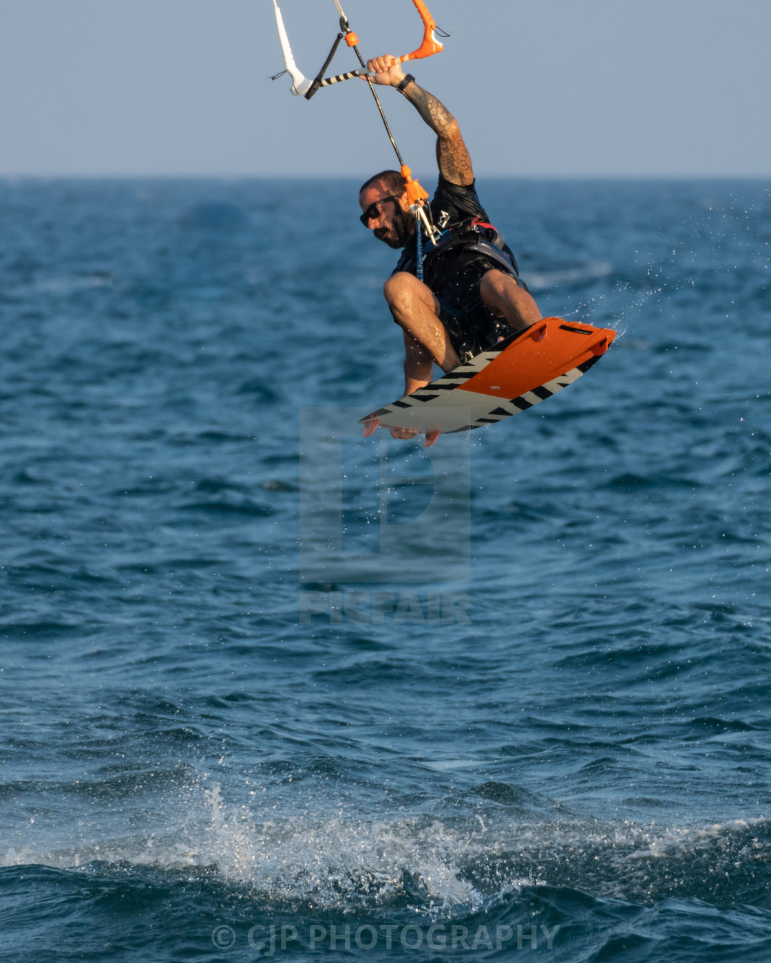 "Kitesurfing" stock image